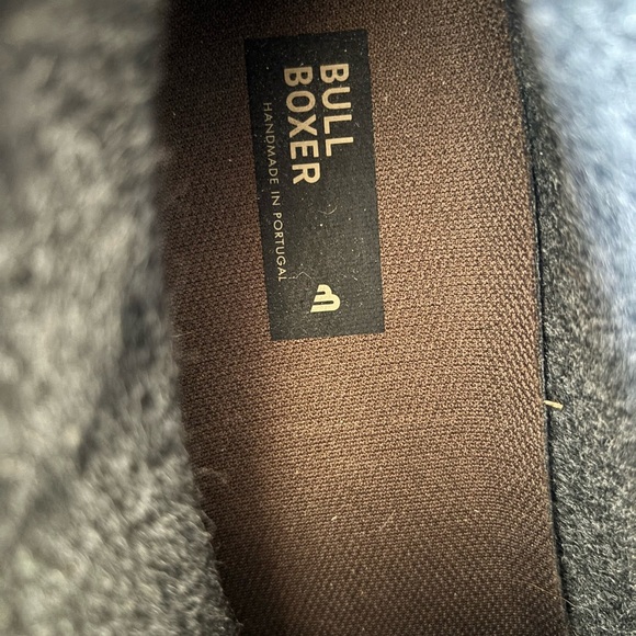 Bull Boxer Men’s Black Leather Boots with Signature Swoosh - Picture 8 of 16